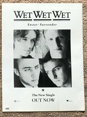 WET WET WET - SWEET SURRENDER 1989 Full page UK magazine ad