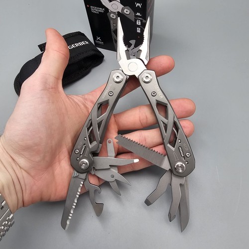 Gerber Suspension Multitool 12 funzioni pinza forbici coltello sega e molto altro - Foto 4 di 5