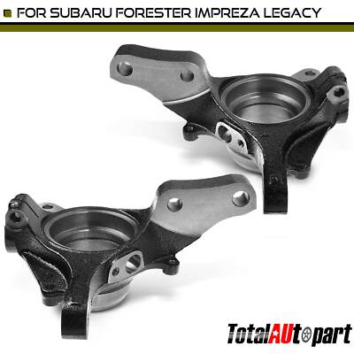 New 2x Steering Knuckle for Subaru Baja Forester Forester Impreza Legacy Outback