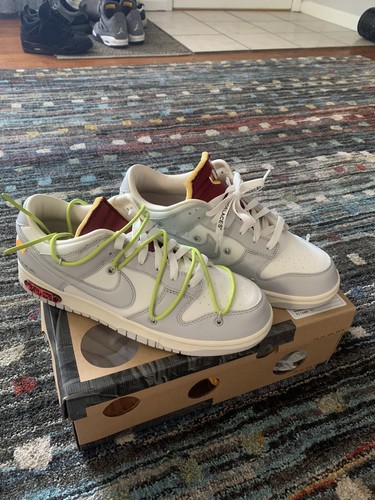 nike dunk off white lot 8