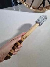 Lightweight Cedar branch drumbeater dumstick for skin drum best sounding on Ebay