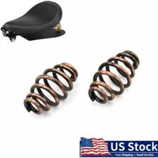 3" Motorcycle Solo Seat Spring Antique Copper For Harley Bobber Chopper Custom