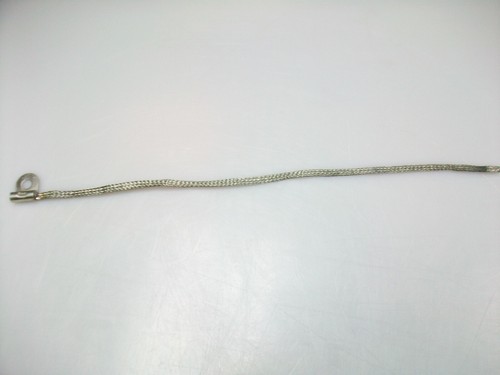50 PCS 14" BRAIDED 1/4" WIDE RF PLATE CAP LEAD WITH LUG - Picture 2 of 3