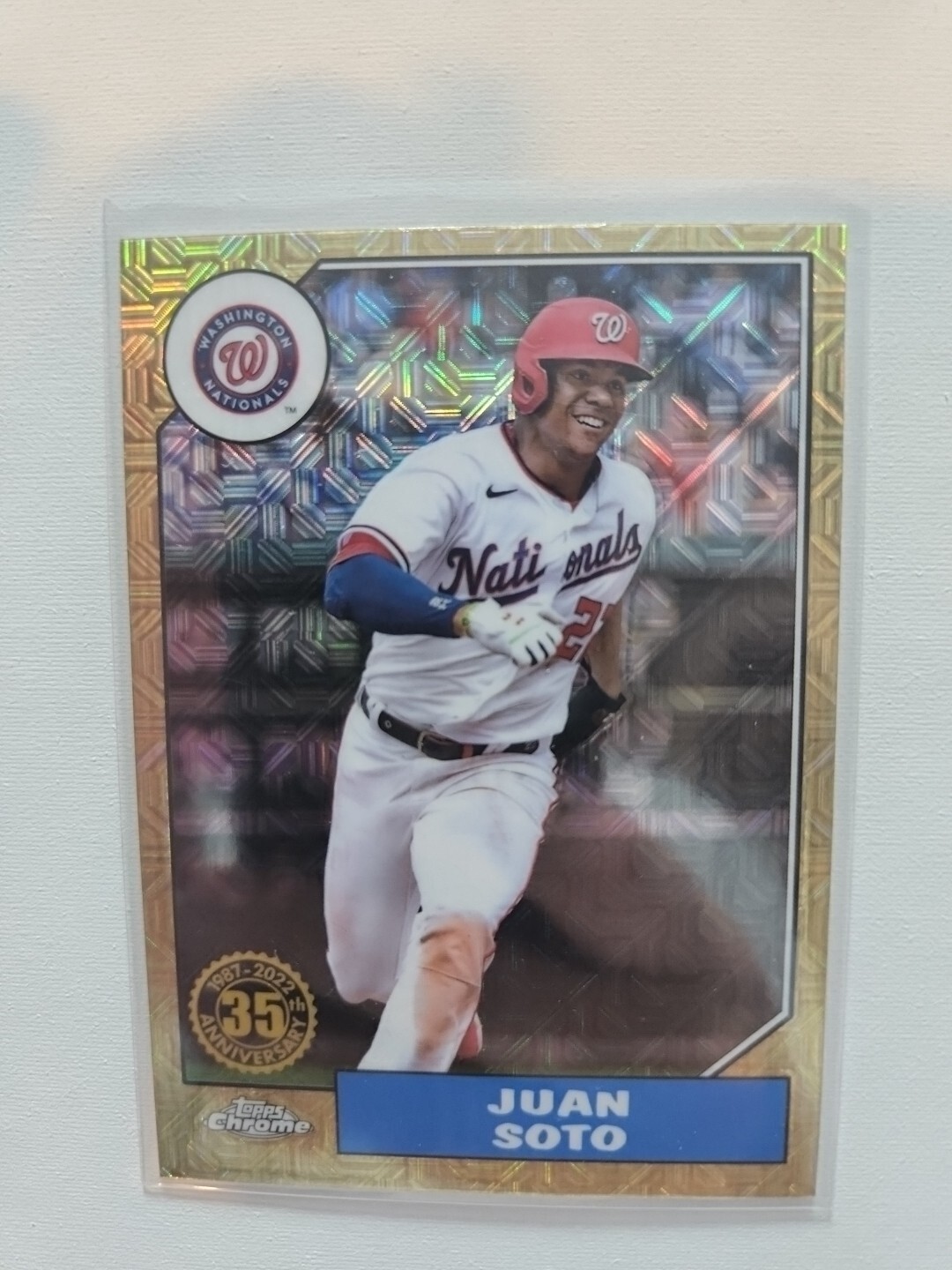 2022 Topps Update JUAN SOTO Silver Pack 1987 Chrome Mojo - NATIONALS -