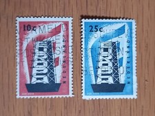 Kompletne Holandia / Nederland używane zestawy znaczków: 1956 Europa