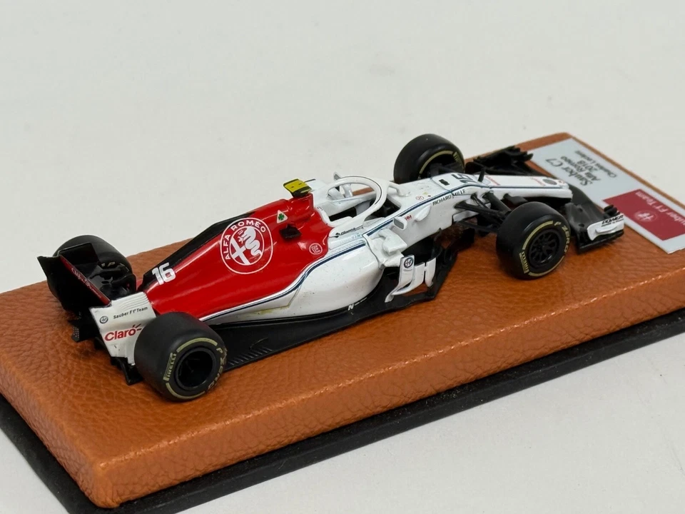 1/43 Sauber C7 from 2018 F1 Season of Charles Leclerc Leather base JPN106 * - image 3 of 4