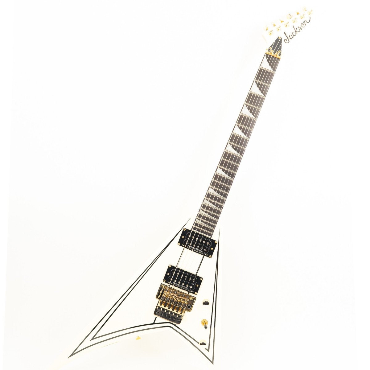 Jackson Pro Series RR3 Randy Rhodes Flying V Guitar White w