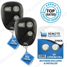 2 Replacement for Chevy 1997-2000 Silverado 1996-2000 Suburban Remote Key Fob 3b