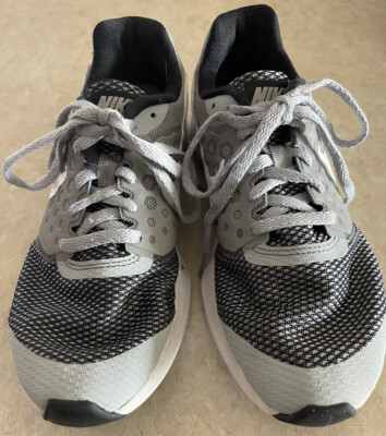 Nike Downshifter 7 Running Shoes Youth 5 Women s 7 Gray White Swoosh Athletic