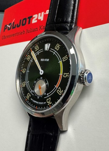 Red Star Jumping Hour Automatik Seagull ST.1721 Nr.: 8834G-C - Picture 6 of 12