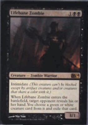 Lifebane Zombie - Magic 2014 (M14): #101, Magic: The Gathering Nm R233