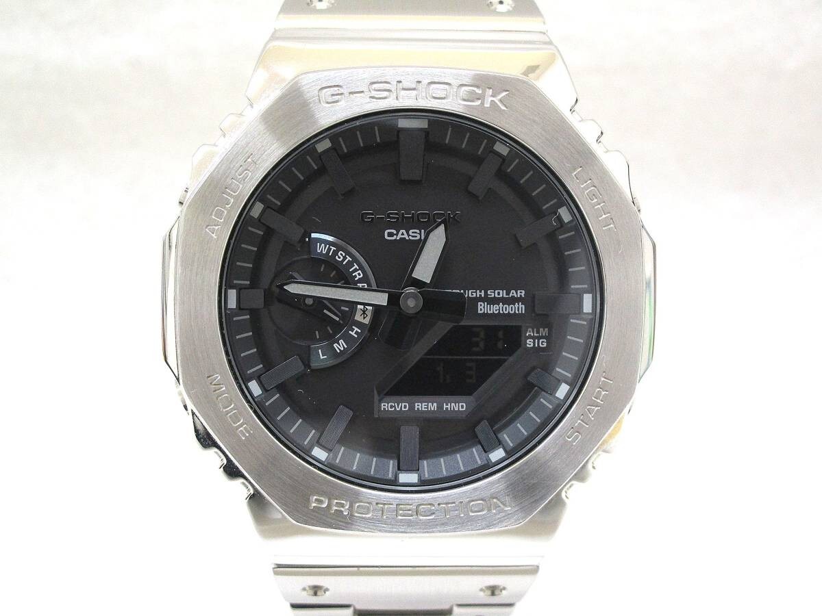 CASIO G-SHOCK GM-B2100D-1AJF FULL METAL Silver Bluetooth Solar