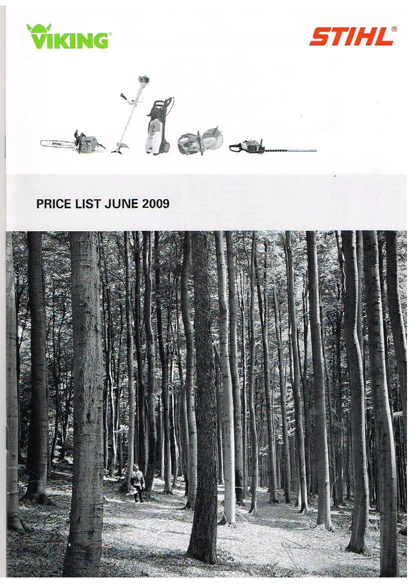Stihl price list deals