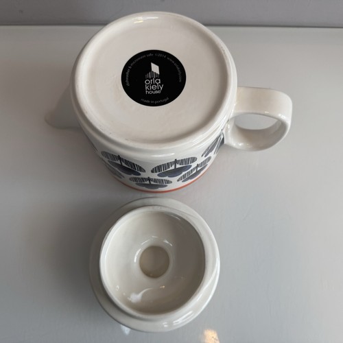 ORLA KIELY POPPY MEADOW BLUE TEAPOT - GREAT CONDITION MADE IN PORTUGAL 2014 - Picture 9 of 14