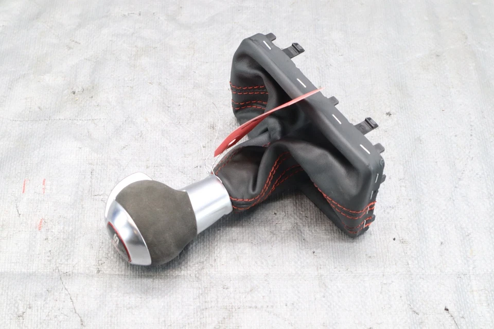 2018 AUDI RS3 8V 2.5L DAZA OEM ALCANTARA LEATHER AUTO SHIFT KNOB ASSY #1662 - Image 4 of 4