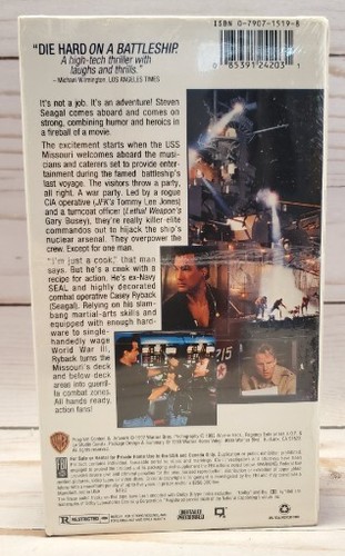 Under Siege VHS NEW 1993 Film Steven Seagal Tommy Lee Jones Gary Busey Sealed - Picture 5 of 6