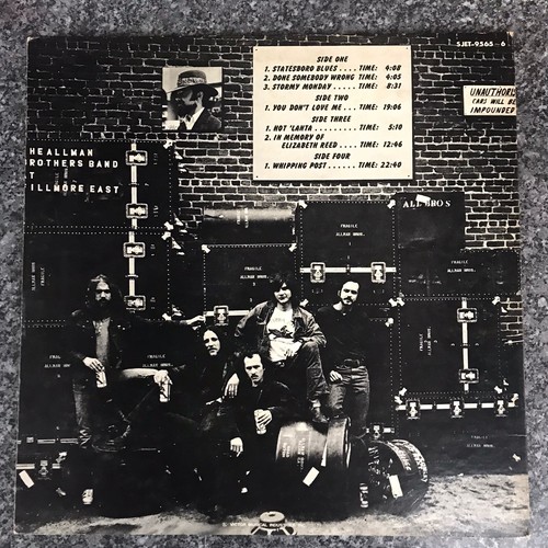 2LP VINYL THE ALLMAN BROTHERS BAND AT FILLMORE EAST SJET-9565~6 JAPAN PRESS EX - Imagen 9 de 22