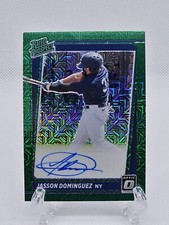 2021 Donruss Optic Jasson Dominguez Green Mojo Prospect Auto /50 New York Yankee