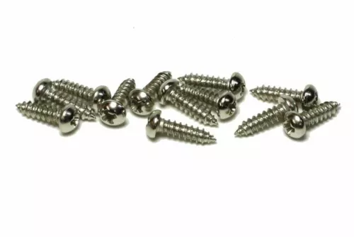 #3 X 3/8" (9.5mm) Tuner Machine Screws For Fender/Gibson Guitars - Qty 12