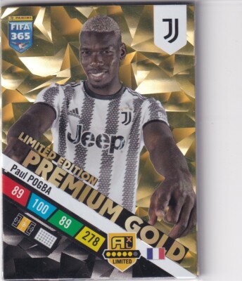 Panini FIFA 365 2023 Karte Premium Limited Edition Gold Paul Pogba