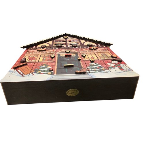 Byers Choice 2003 Wooden Advent Calendar Christmas House Vintage Holiday - Picture 7 of 24