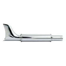 Silencieux Fishtail Classique 20" Chromé, Pot D'Échappement Pour Harley-Davidson