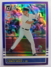 2019 Panini Donruss Purple Holo Chris Shaw RC #237