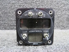 M811B Davtron Digital Clock Indicator with Connector (Black) (No Battery)