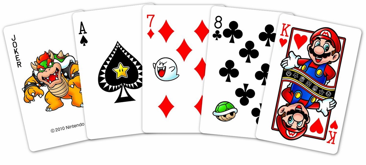 Nintendo Super Mario Standard Playing Cards NAP-02 Plastic Cards