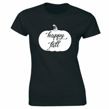 Happy Fall Pumpkin T-Shirt for Women