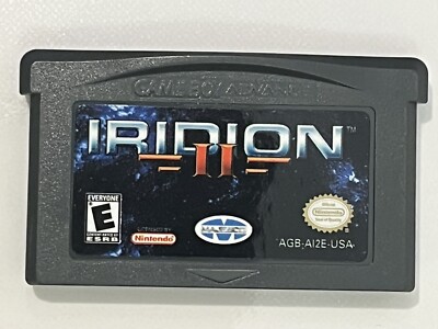 Iridion II 2 (Nintendo GameBoy Advance, 2003) GBA Complete w