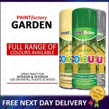 Garden Spray Paint Long Lasting Aerosol Paint Multiple Shades for Wood 400ML G1