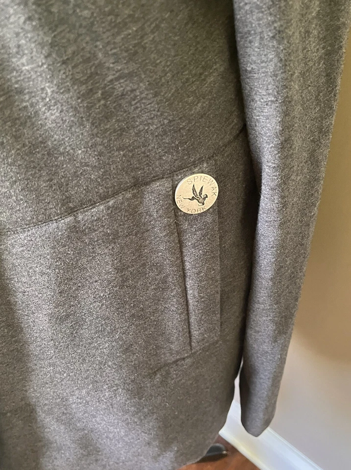 Abrigo Chaqueta Spiewak Delano Thermore Ecodown Puffer Gris Carbón Grande Usado en Excelente Condición Foto 3 de 4