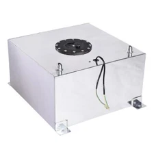 10 GALLON /38 LITER FUEL CELL TANK+LEVEL SENDER KIT ALUMINUM RACE DRIFT