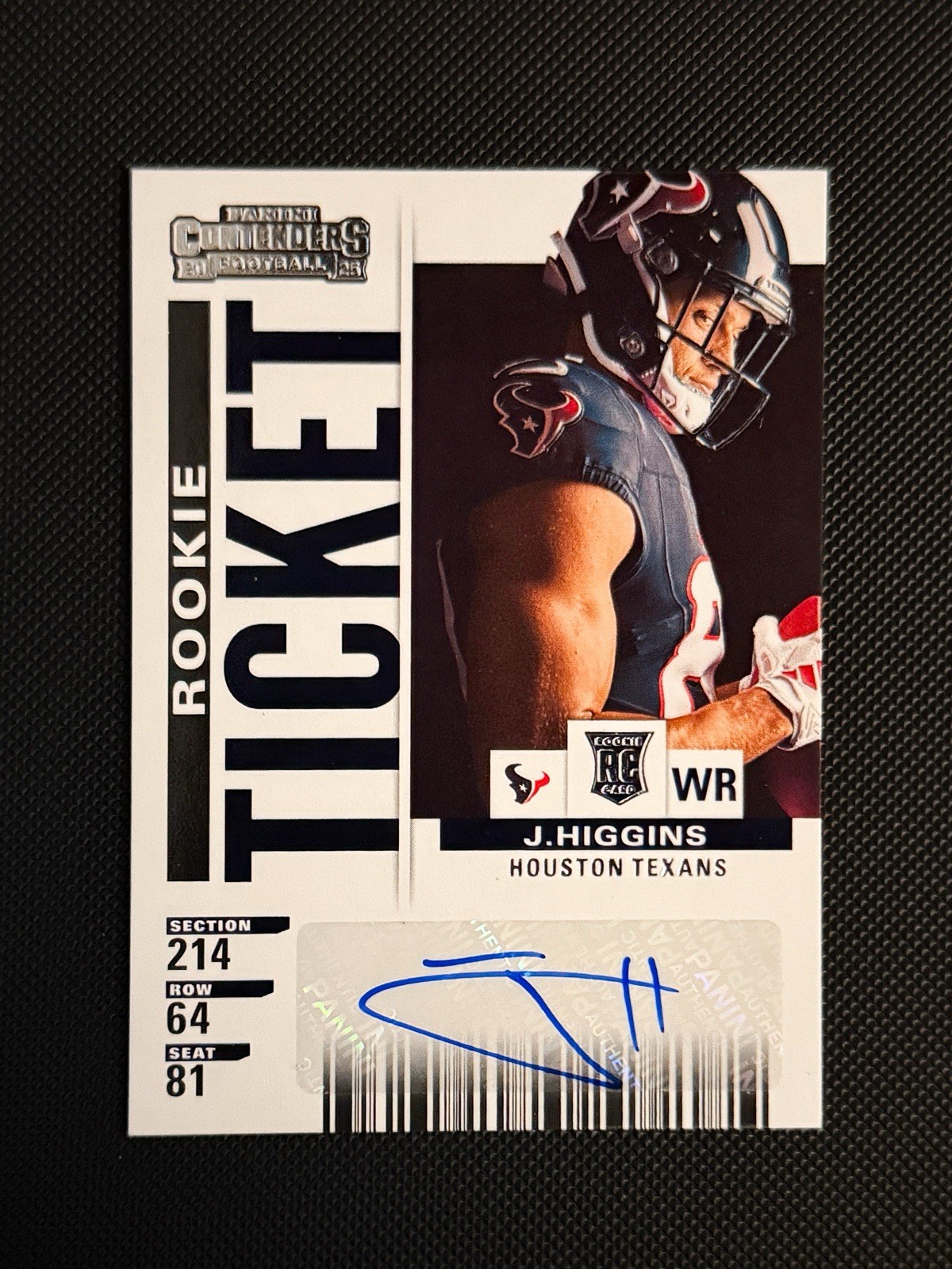 Jayden Higgins #11 Football Cards 2025 Panini Select Contenders Rookie Ticket trading card — raw and PSA graded price guide