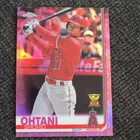New ListingTopps 2019 Chrome Shohei Ohtani Angels Baseball Card #1 Pink Refractor