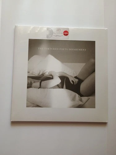 Taylor Swift The Tortured Poets Department 2LP Phantom Clear Vinyl Record Sealed
