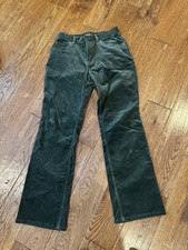 Eddie Bauer Corduroy Pants Womens 4 Petite Green Cords