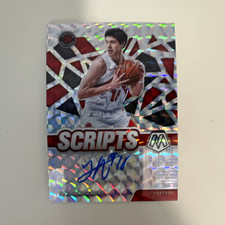 2020-21 Panini Mosaic Yuta Watanabe Scripts Auto Sc-yut Toronto Raptors