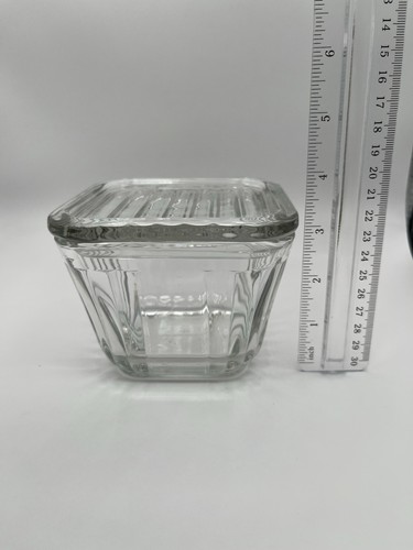 Anchor Hocking 1932 Vintage Design Small Square Refrigerator Dish with Lid Exc! - Picture 7 of 8