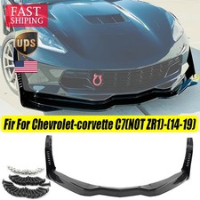 Carbon Fiber For 2014-2019 Corvette C7 Z06 Stage 3 Front Lip Splitterwinglets Carbon Fiber For 2014-2019 Corvette C7 Z06 Stage 3 Front Lip Splitterwinglets