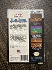 Time Lord Nintendo NES Box and Original Poster ONLY (No Game)