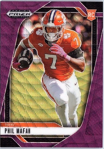 2025 Panini Prizm Draft Picks Phil Mafah #17 Prizms Purple Wave
