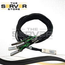 Amphenol QSFP28 to 4xSFP28 100G DAC Breakout Cable Passive 3M 100GbE 4x25GbE