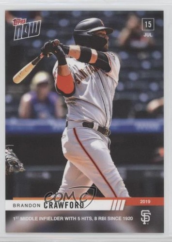 2019 Topps Now 516 Brandon Crawford