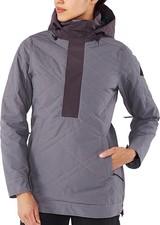 Dakine Women's Cypress Anorak Snowboard Jacket Medium Shark / Amethyst New