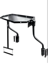 Portable Trailer Tray- Outdoor Cargo Storage Carrier Fit for RVs & Campers Black