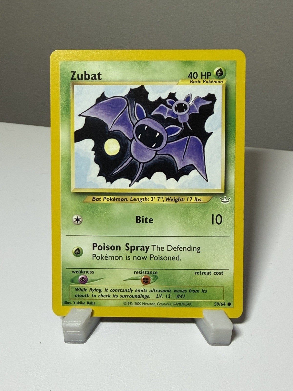 Pokemon - Zubat - Neo Revelation 59/64 - Common - LP