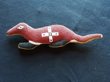 NATIVE AMERICAN BEADED OTTER FETISH, RARE MUSEUM QUALITY PIECE,   DU-0426*09191