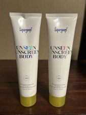 2 X Supergoop Unseen Sunscreen Body SPF 40 3.4 oz New Sealed NO BOX Exp 06/26
